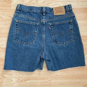 Levi’s 512 Vintage 90s High Rise Cutoff Mom Jeans Denim Shorts 12